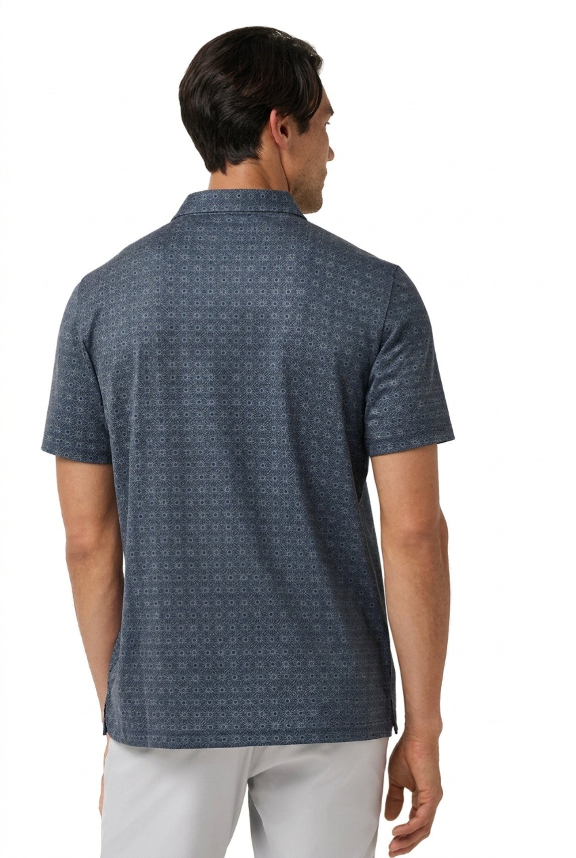 Travis Mathew Featherweight Trophy Ready Herren Polo, total eclipse