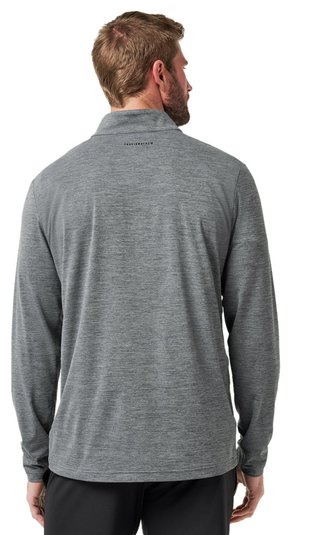 Travis Mathew Heater Pro 1/4Zip Herren Sweatshirt, heather grey