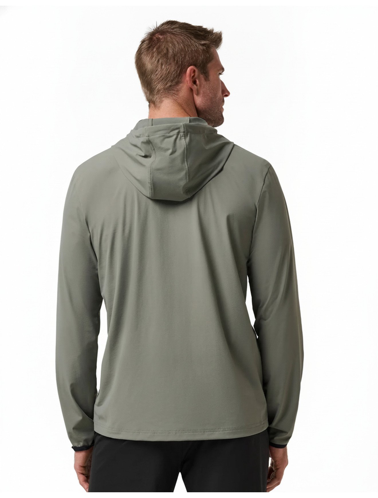 Travis Mathew Hero Hour Tech Herren Hoodie, dark olive