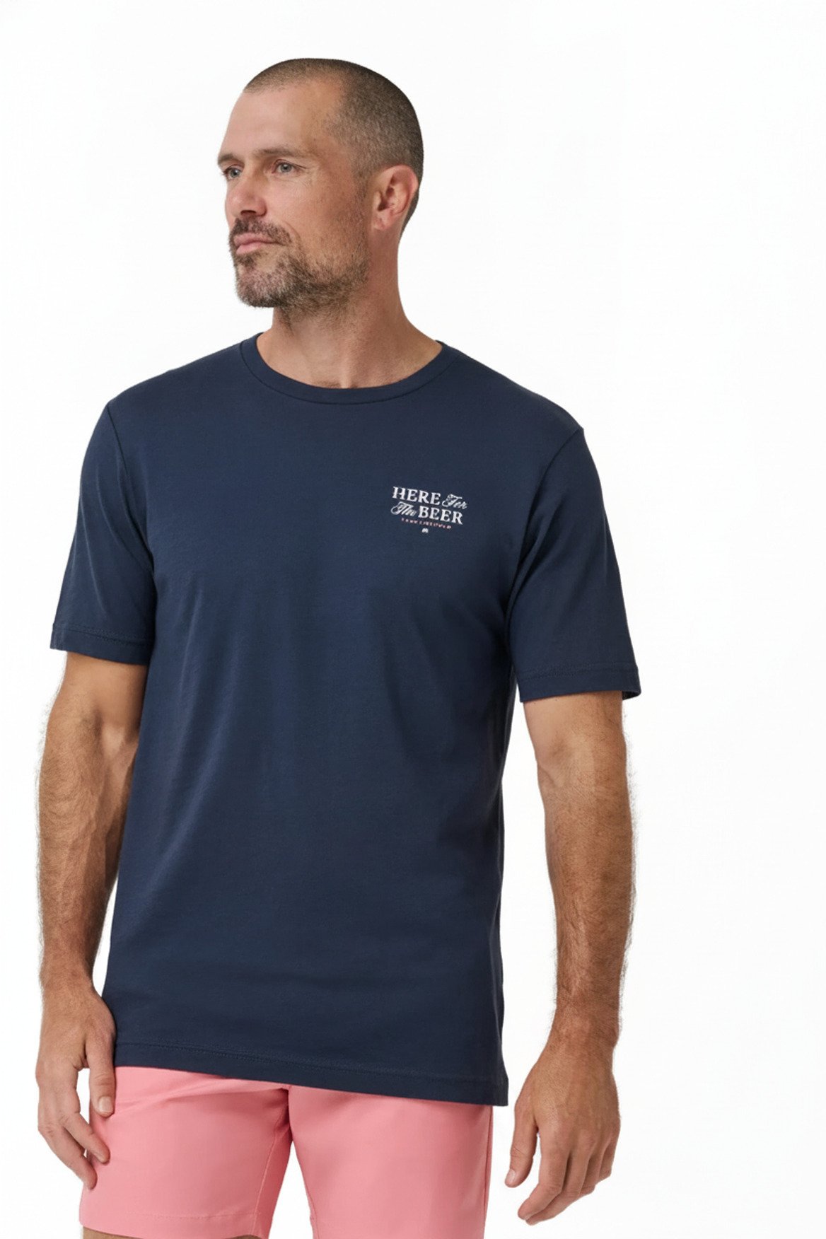 Travis Mathew Stout Standard Herren T-Shirt, total eclipse