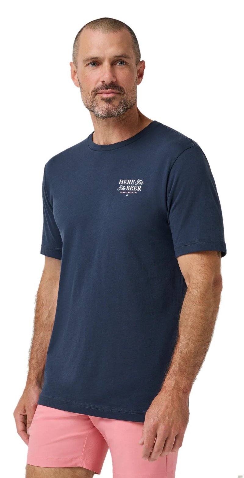 Travis Mathew Stout Standard Herren T-Shirt, total eclipse