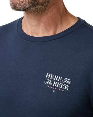 Travis Mathew Stout Standard Herren T-Shirt, total eclipse