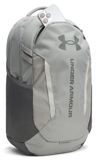 Under Armour Hustle 6.0 Backpack Unisex, titanium