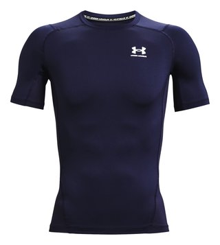 Under Armour HeatGear Herren Kompressions-Shirt, midnight navy/weiß
