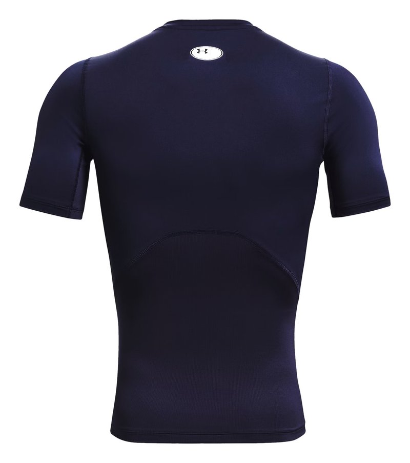 Under Armour HeatGear Herren Kompressions-Shirt, midnight navy/weiß