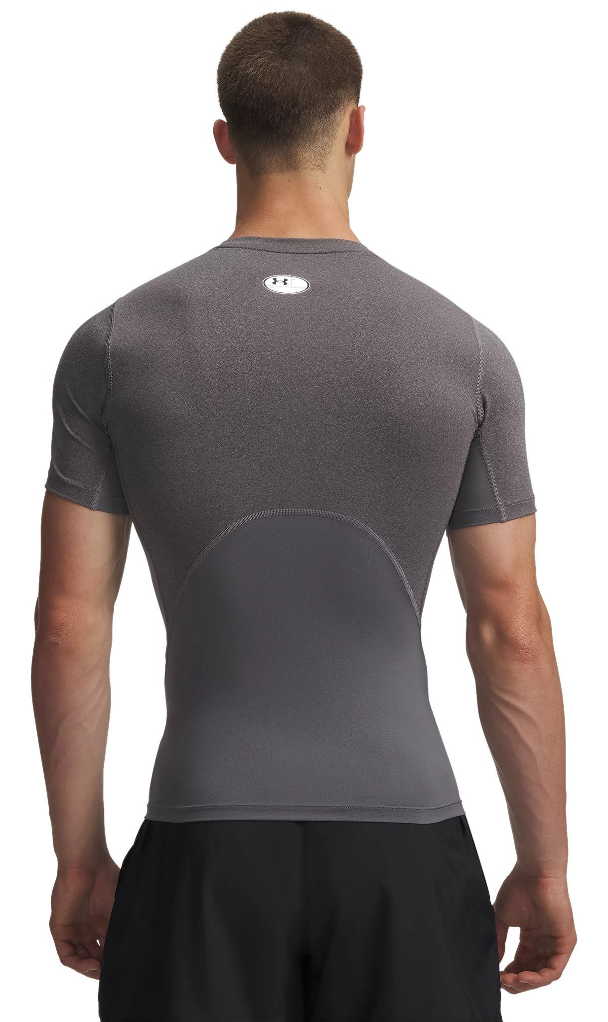 Under Armour HeatGear Herren Kompressions-Shirt, carbon heather