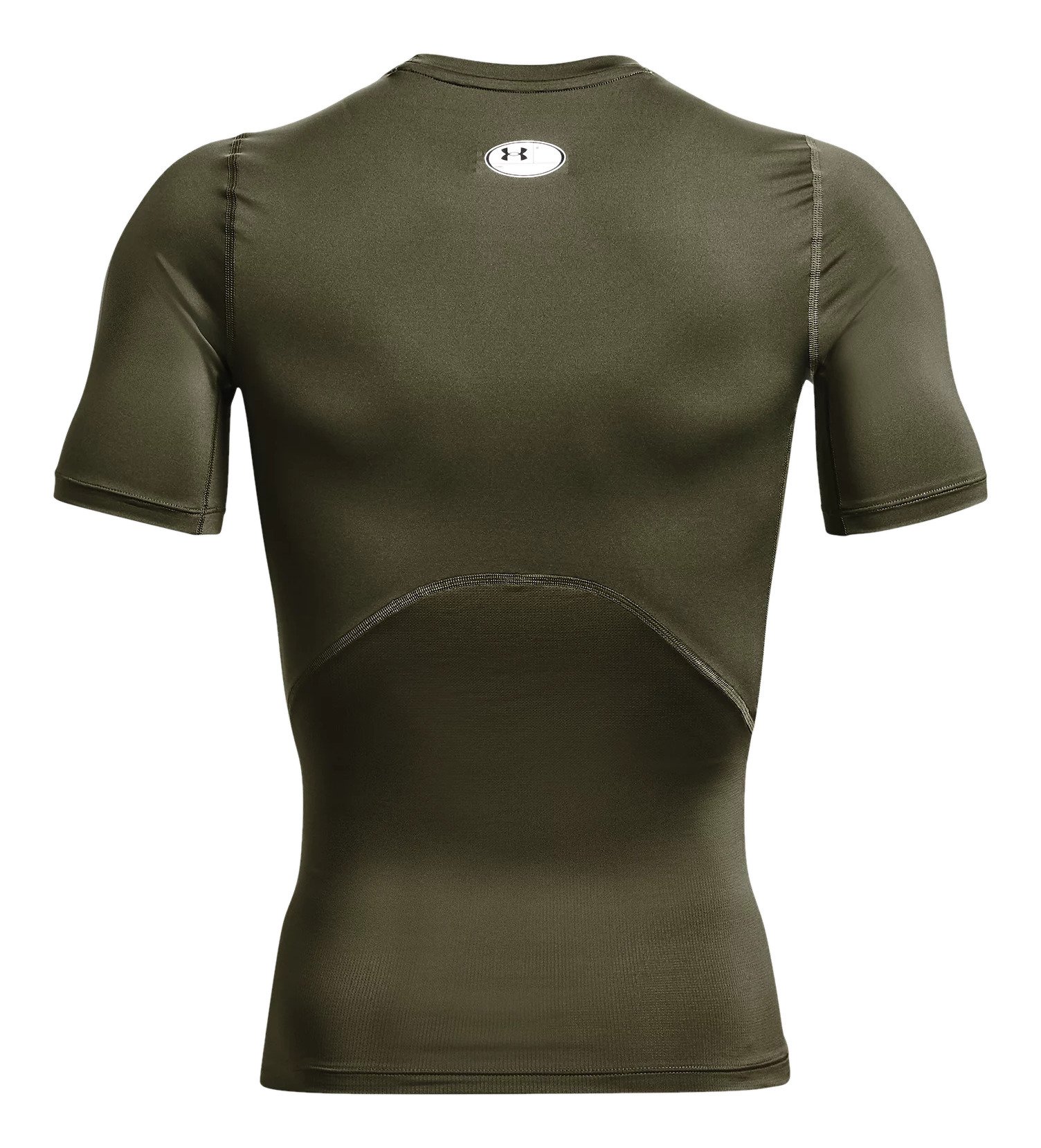 Under Armour HeatGear Herren Kompressions-Shirt, marine OD green/weiß
