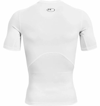 Under Armour HeatGear Herren Kompressions-Shirt, weiß
