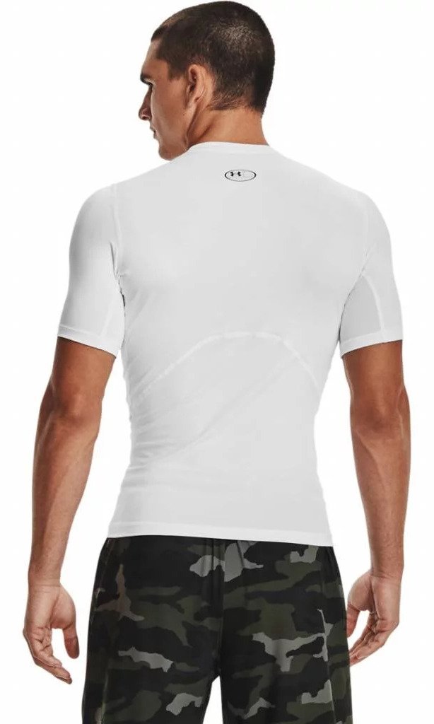 Under Armour HeatGear Herren Kompressions-Shirt, weiß