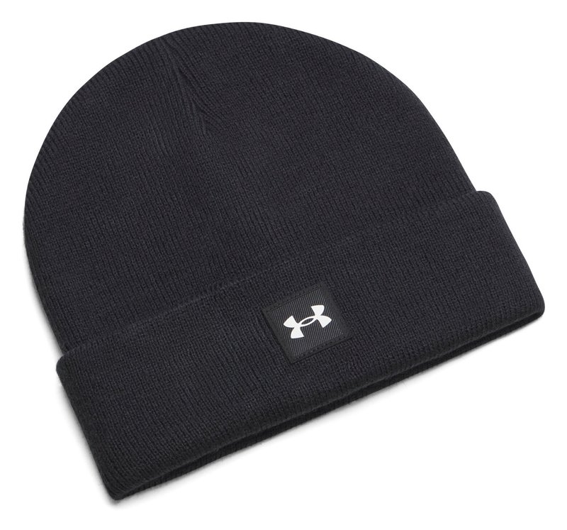 Under Armour Youth Halftime Junior Beanie Wintermütze, schwarz/weiß