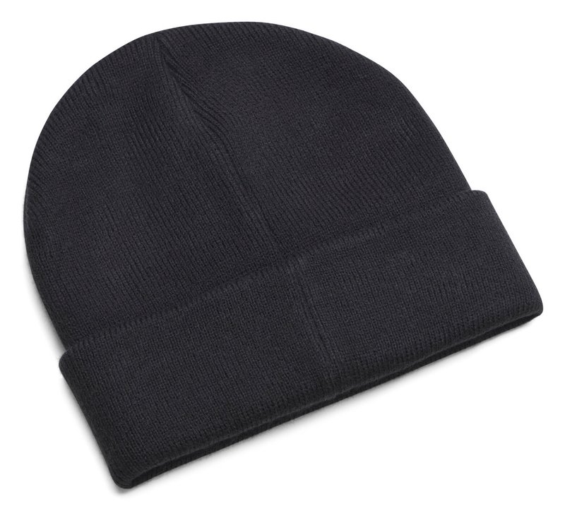 Under Armour Youth Halftime Junior Beanie Wintermütze, schwarz/weiß