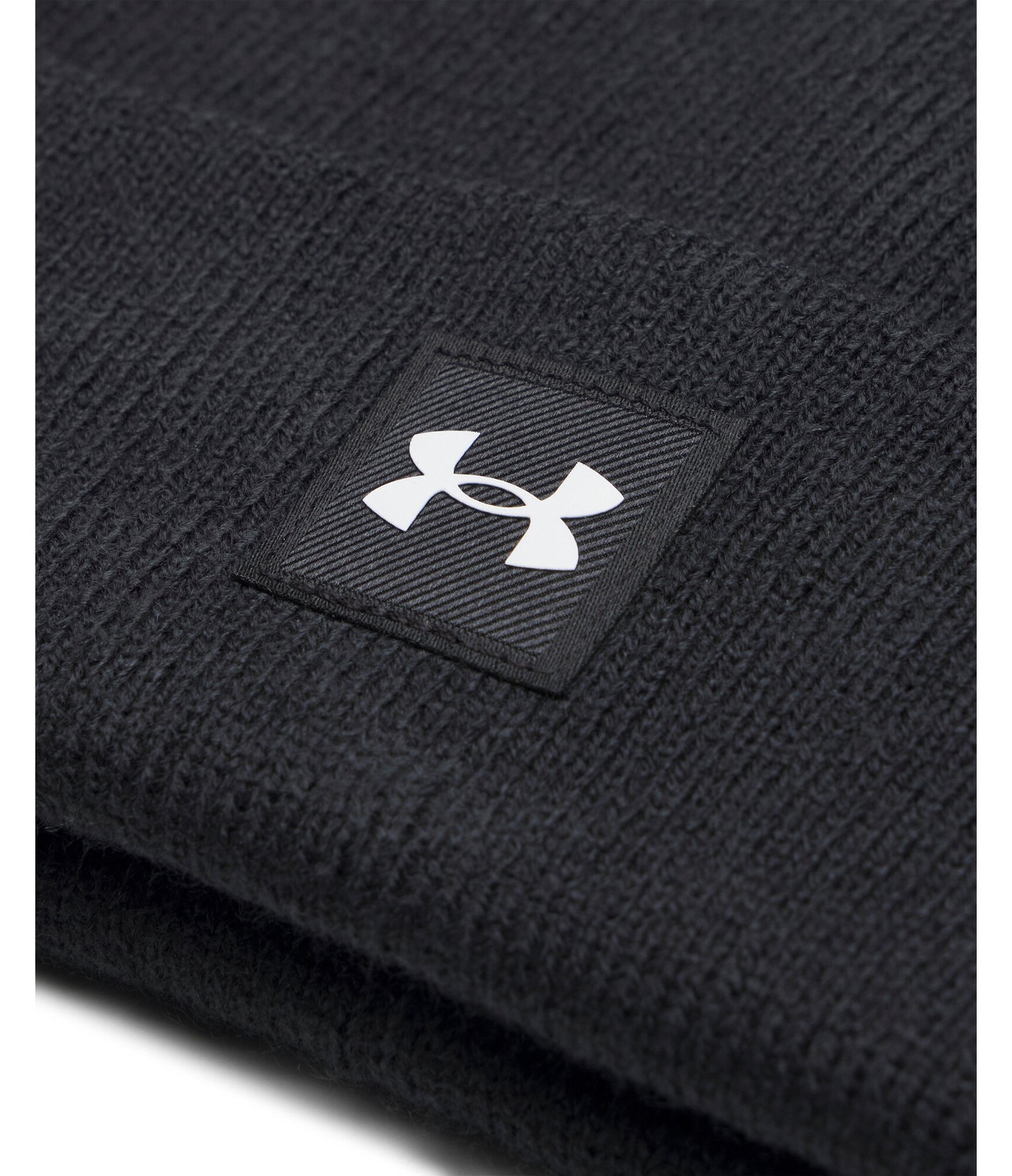 Under Armour Youth Halftime Junior Beanie Wintermütze, schwarz/weiß