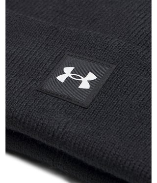 Under Armour Youth Halftime Junior Beanie Wintermütze, schwarz/weiß