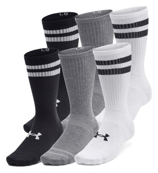 Under Armour Essential Crew Unisex Socken (6 pack), weiß/schwarz