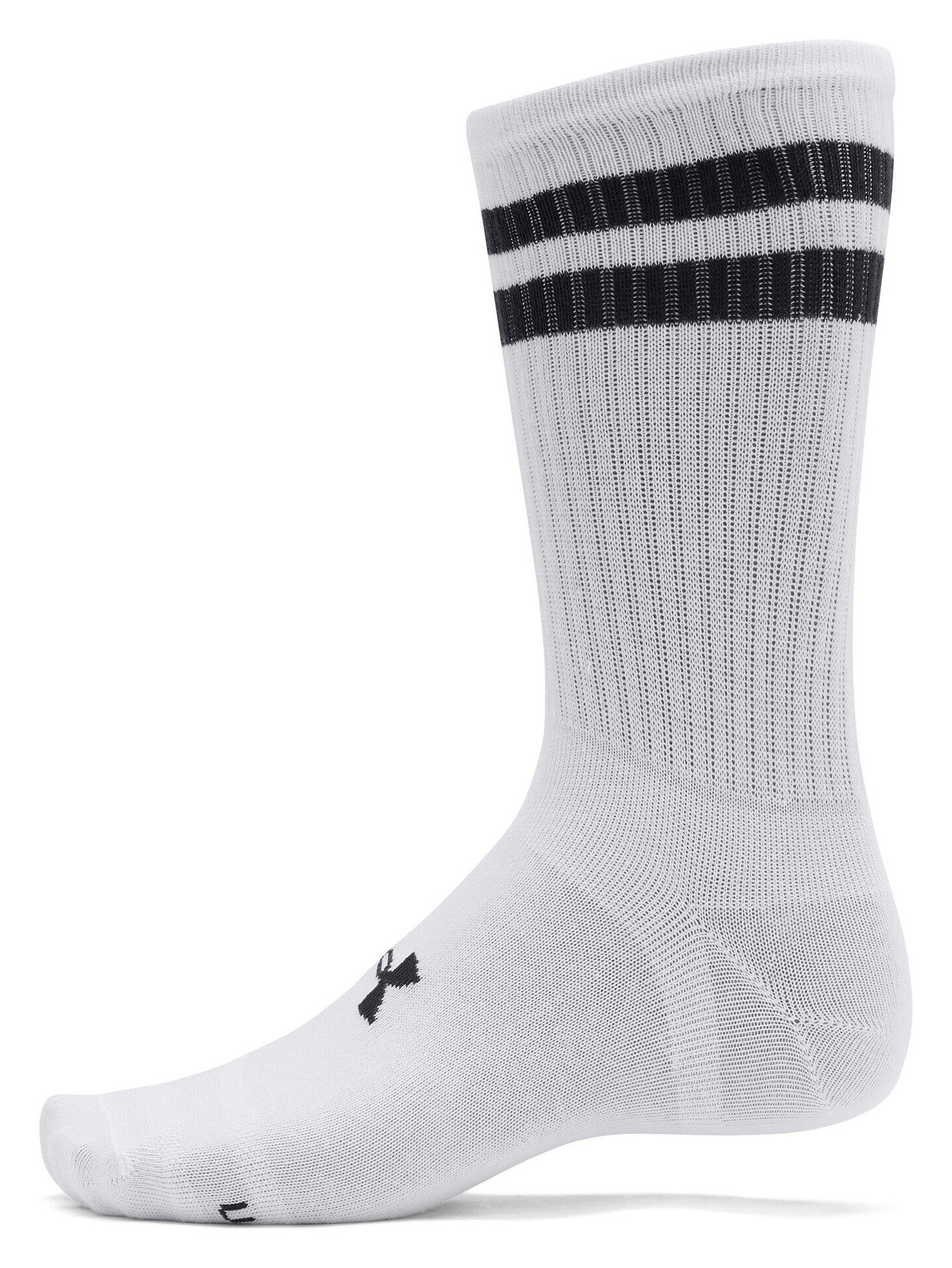 Under Armour Essential Crew Unisex Socken (6 pack), weiß/schwarz