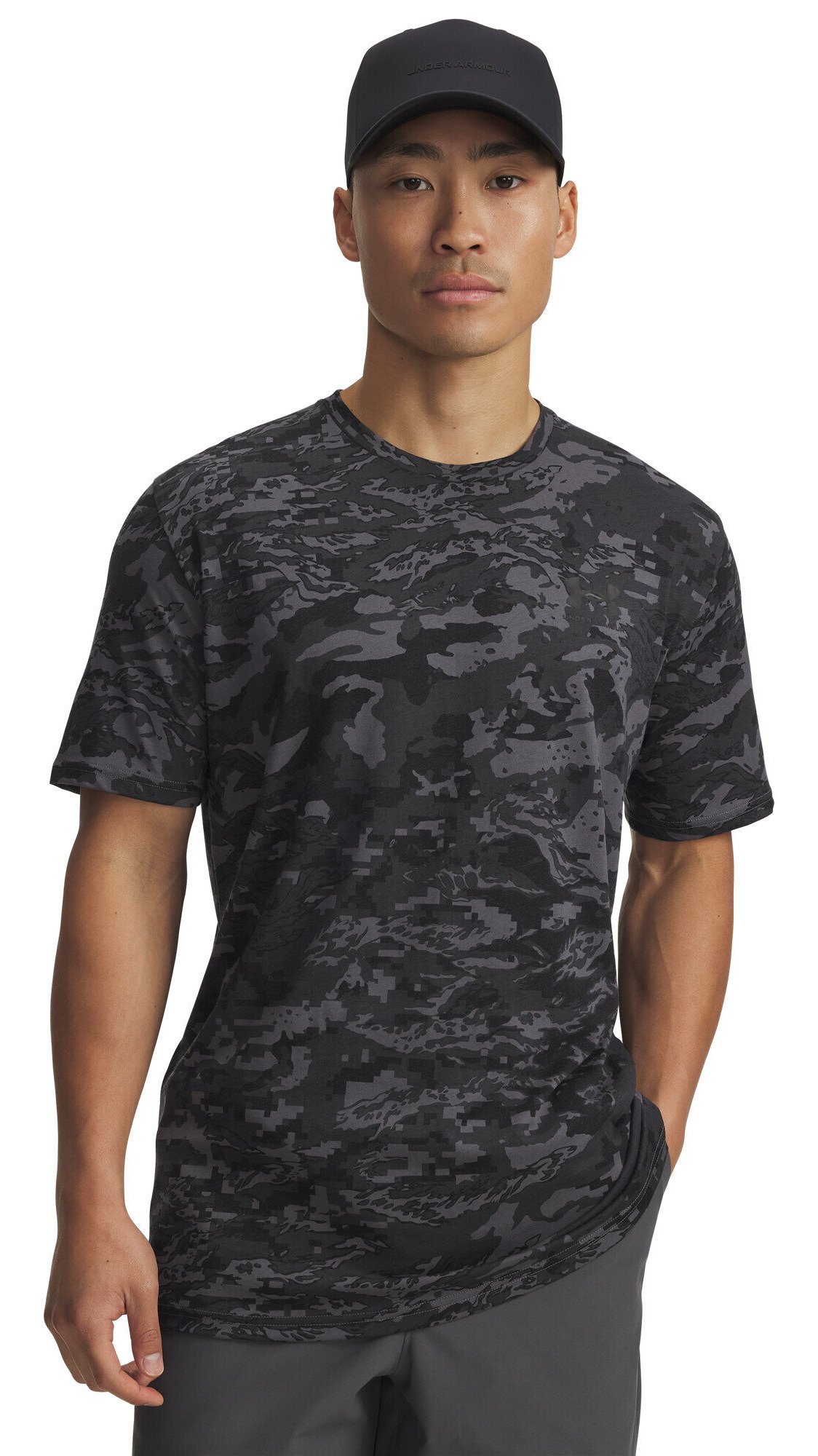 Under Armour ABC Camo SS Herren T-Shirt, castlerock