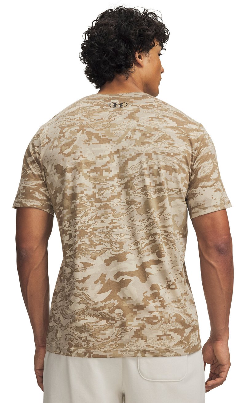 Under Armour ABC Camo SS Herren T-Shirt, city khaki/schwarz