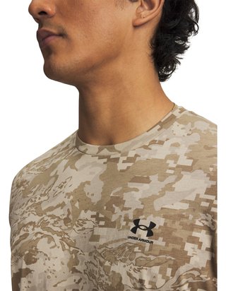 Under Armour ABC Camo SS Herren T-Shirt, city khaki/schwarz