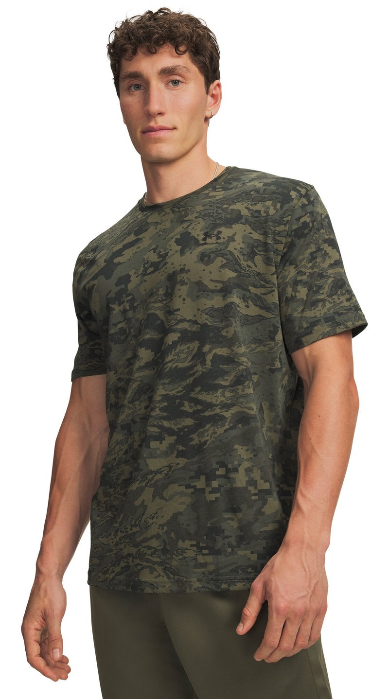 Under Armour ABC Camo SS Herren T-Shirt, marine OD green/schwarz