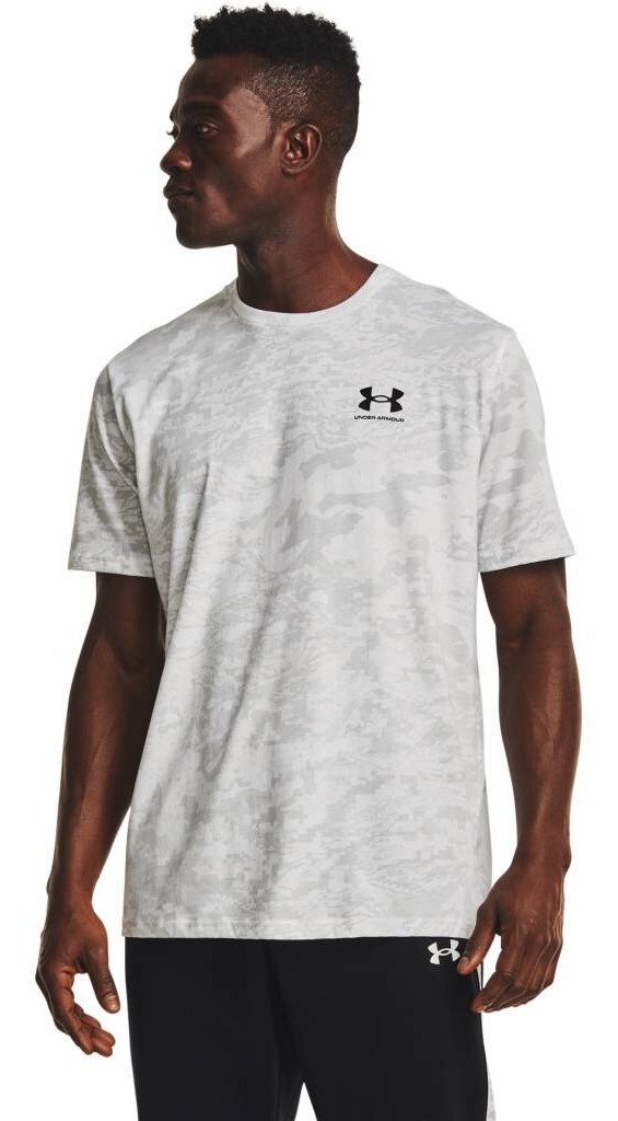 Under Armour ABC Camo SS Herren T-Shirt, weiß/schwarz