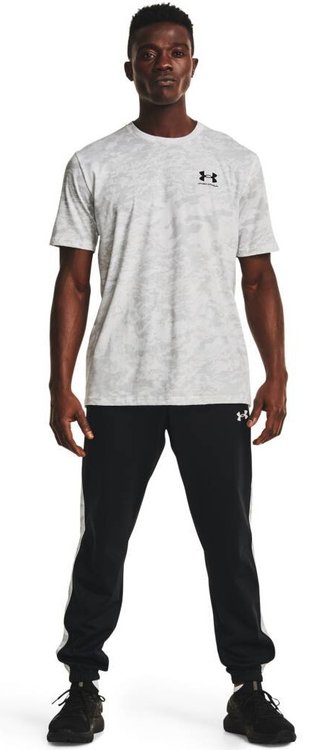 Under Armour ABC Camo SS Herren T-Shirt, weiß/schwarz