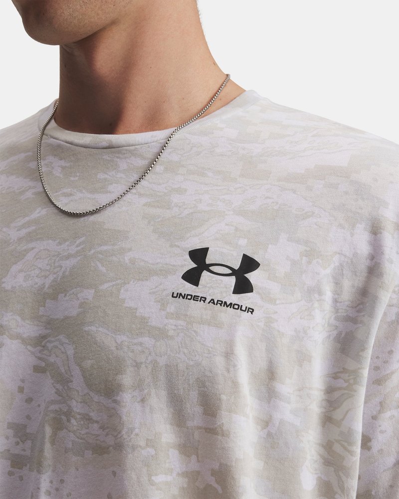 Under Armour ABC Camo SS Herren T-Shirt, weiß/schwarz