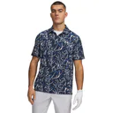 Under Armour Playoff 3.0 Printed Herren Polo, midnight blue