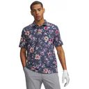 Under Armour Matchplay Printed Herren Polo, downpour gray
