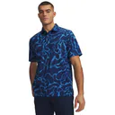 Under Armour Matchplay Printed Herren Polo, aegean blue