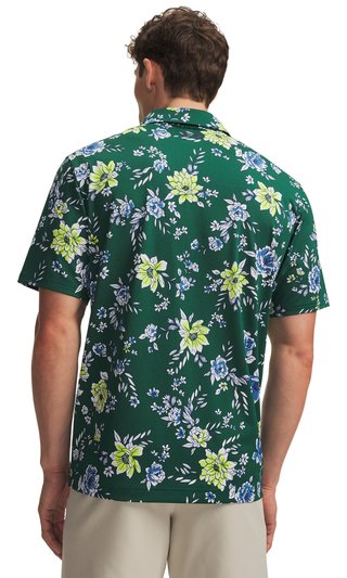 Under Armour Matchplay Printed Herren Polo, campus ivy
