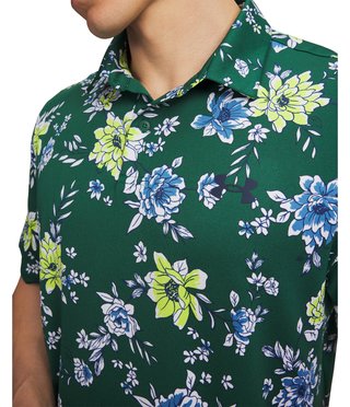Under Armour Matchplay Printed Herren Polo, campus ivy