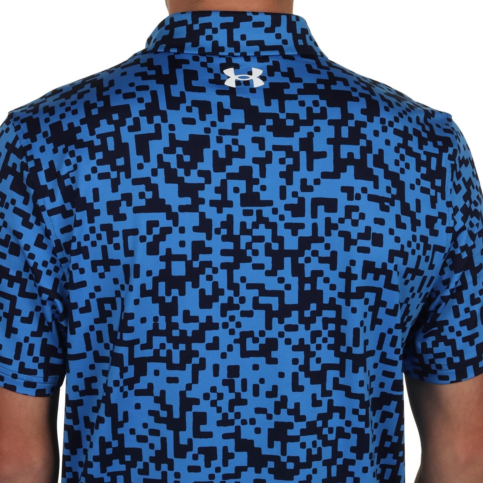 Under Armour T2G Printed Herren Polo, blue atlantis