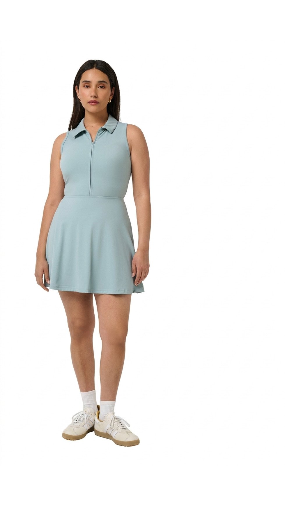 Travis Mathew Moveknit Sleeveless Polo Damen Kleid, slate