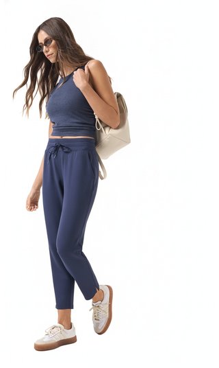 Travis Mathew Skyloft Soft Ankle Damen Hose, navy blazer