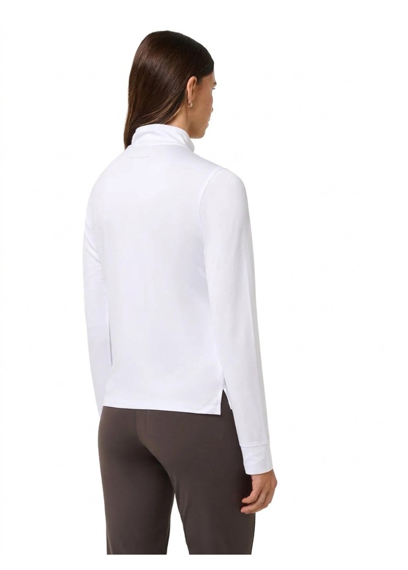 Travis Mathew Skyloft Light Zip longsleeve Damen Polo, weiß
