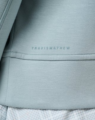 Travis Mathew Skyloft Soft Half Zip Pullover Damen Sweatshirt, slate