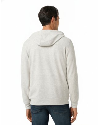 Travis Mathew Cloud Sweater Full Zip Herren Kapuzenpullover, heather grey