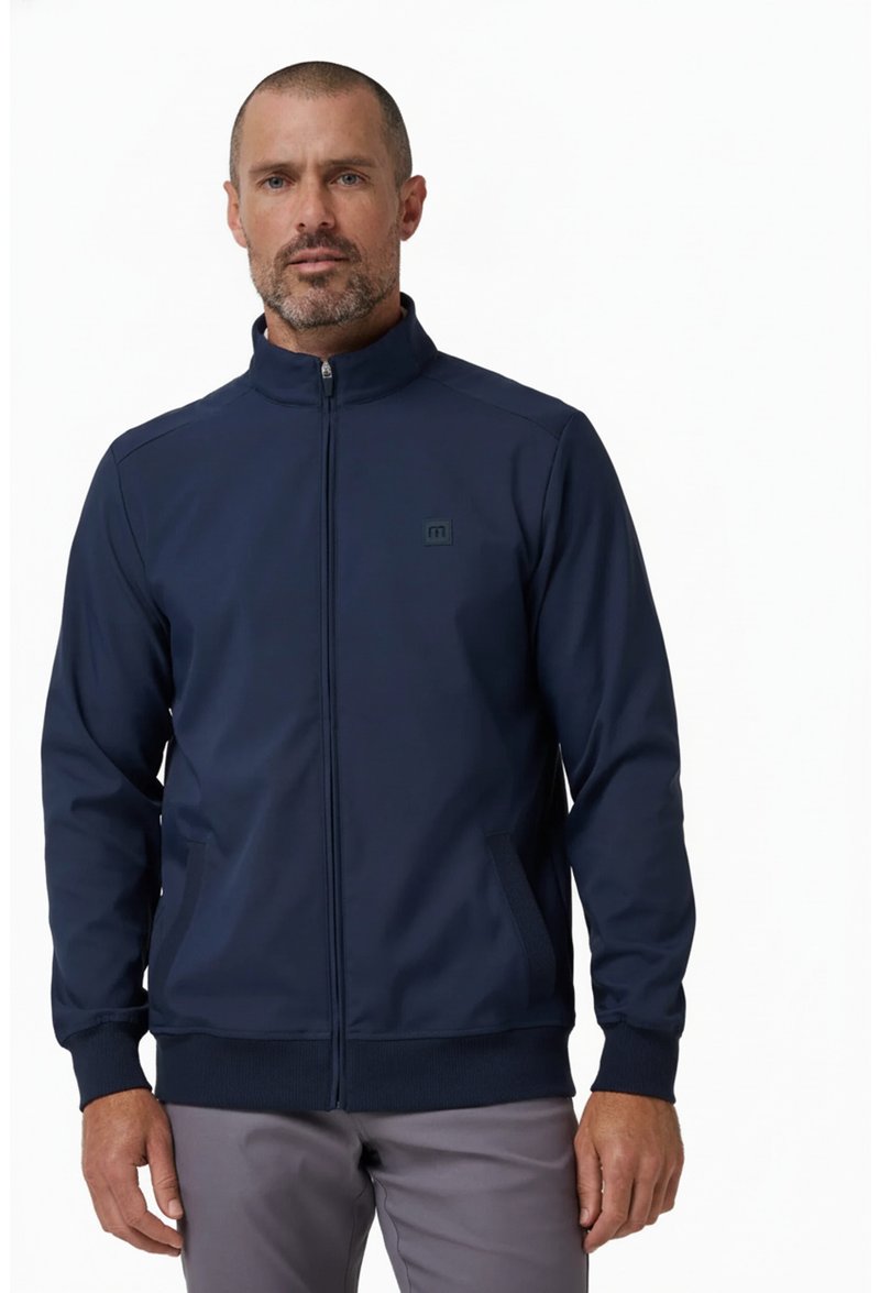 Travis Mathew Open To Close 2.0 Full Zip Herren Jacke, total eclipse