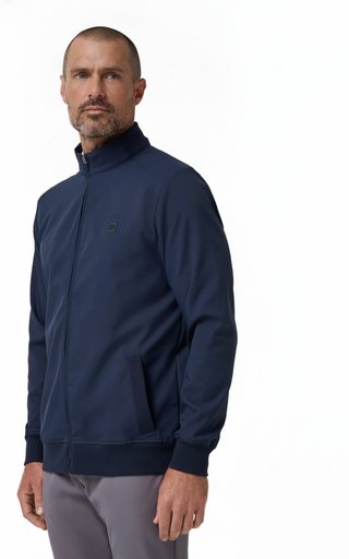 Travis Mathew Open To Close 2.0 Full Zip Herren Jacke, total eclipse