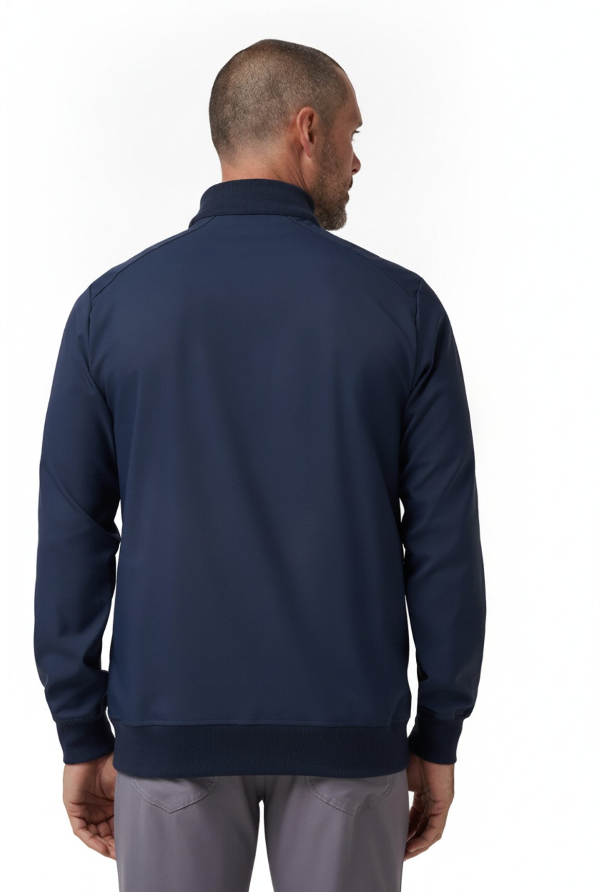 Travis Mathew Open To Close 2.0 Full Zip Herren Jacke, total eclipse