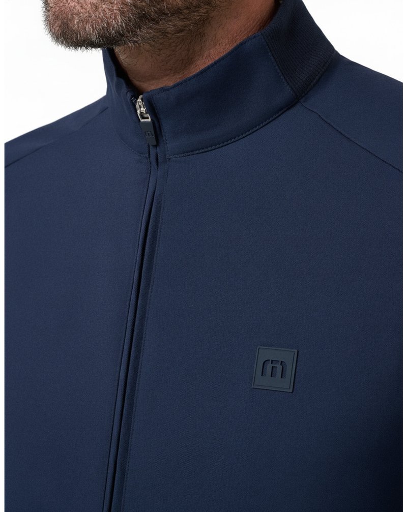 Travis Mathew Open To Close 2.0 Full Zip Herren Jacke, total eclipse