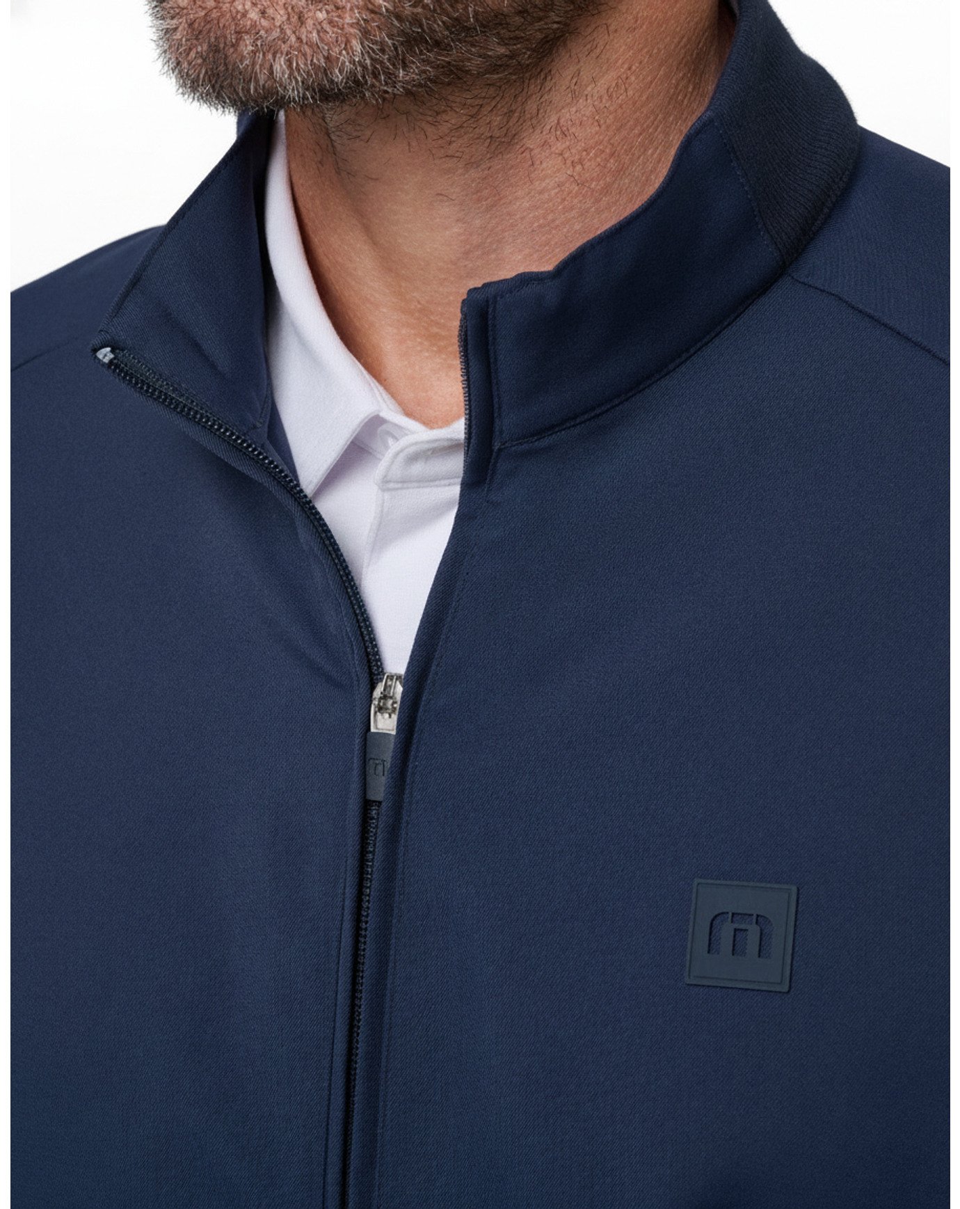 Travis Mathew Open To Close 2.0 Full Zip Herren Jacke, total eclipse