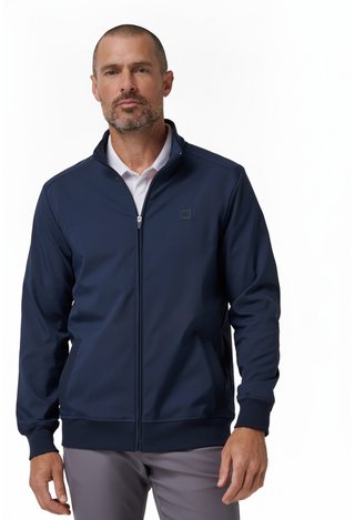 Travis Mathew Open To Close 2.0 Full Zip Herren Jacke, total eclipse