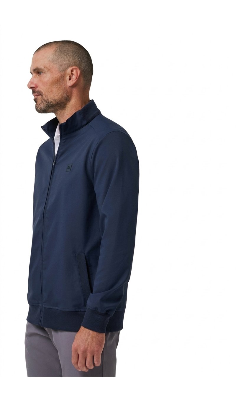 Travis Mathew Open To Close 2.0 Full Zip Herren Jacke, total eclipse