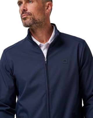 Travis Mathew Open To Close 2.0 Full Zip Herren Jacke, total eclipse