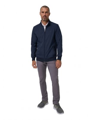 Travis Mathew Open To Close 2.0 Full Zip Herren Jacke, total eclipse