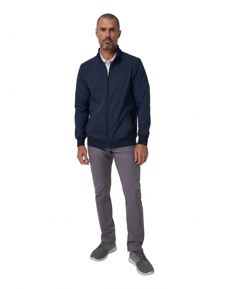 Travis Mathew Open To Close 2.0 Full Zip Herren Jacke, total eclipse