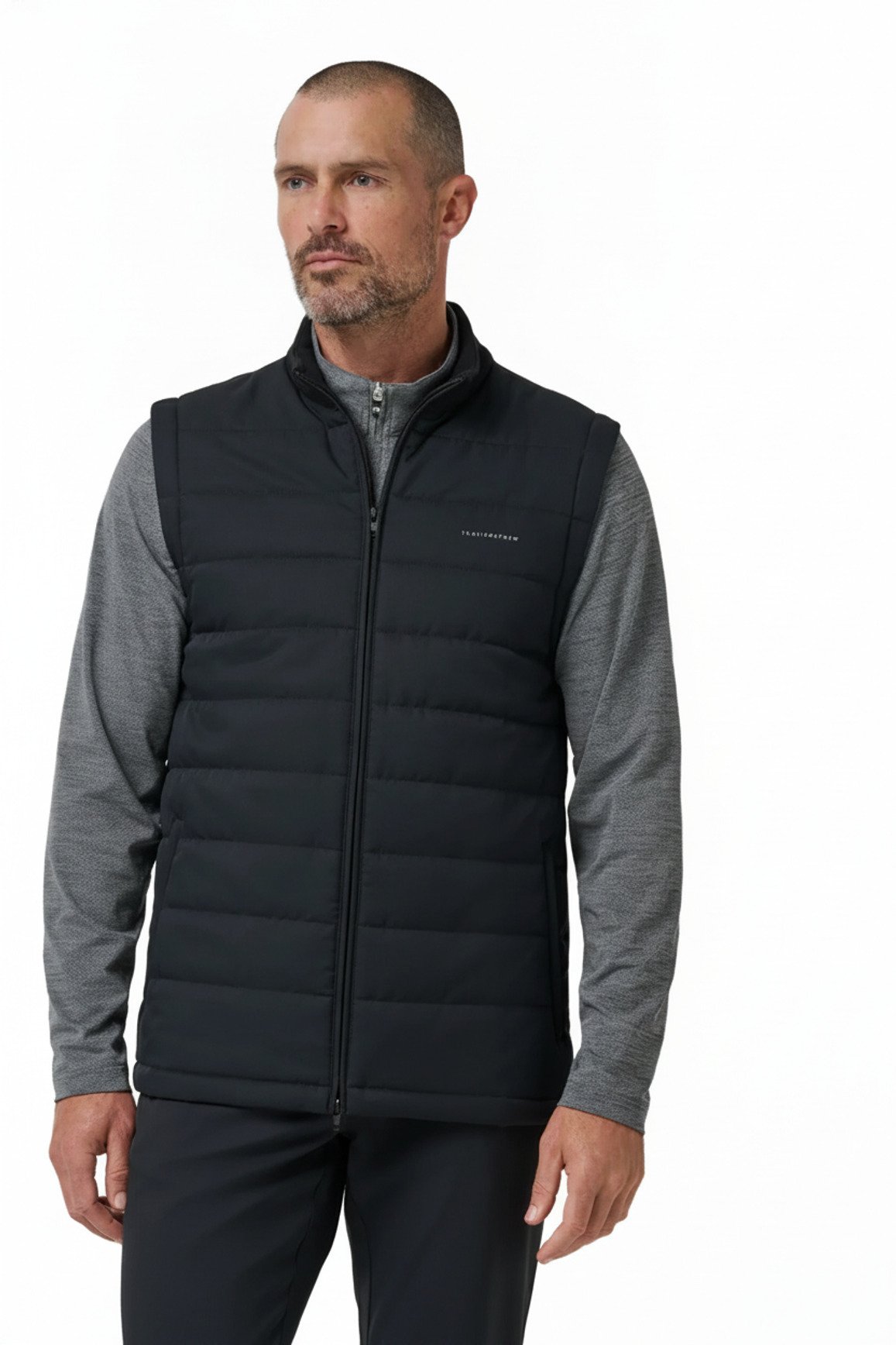 Travis Mathew Point Of Sail Herren Weste, schwarz