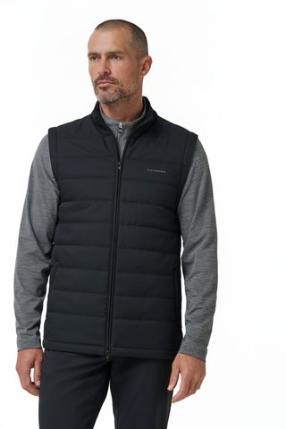 Travis Mathew Point Of Sail Herren Weste, schwarz