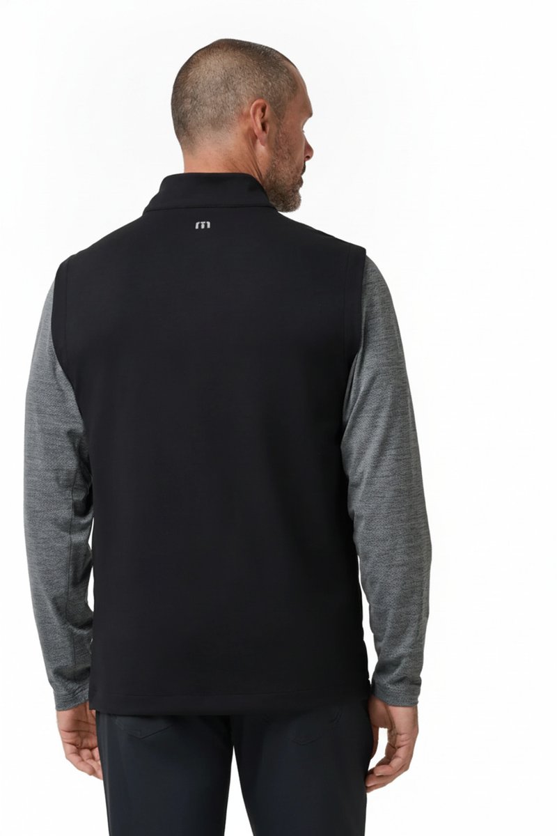 Travis Mathew Point Of Sail Herren Weste, schwarz